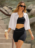 Biker Deportivo Leonisa | Control de Abdomen y Tiro Alto